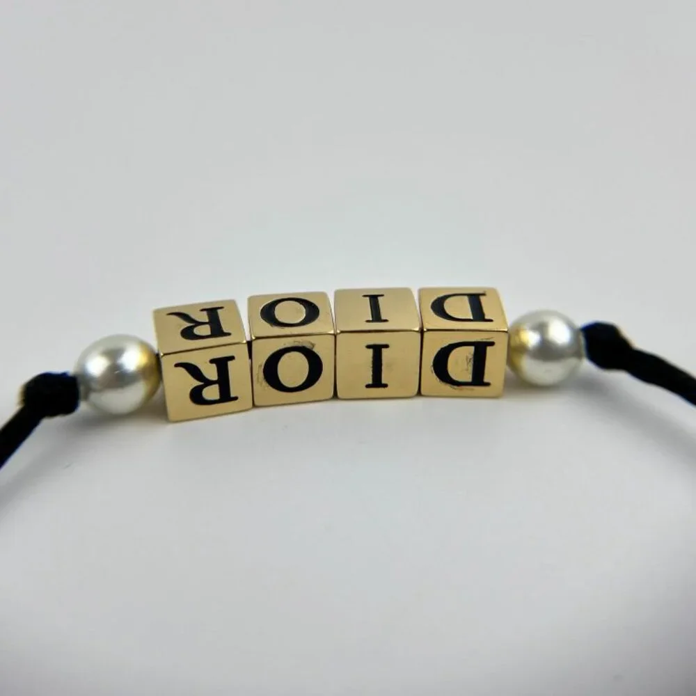 Christian Dior Accessories Bracelet Bangle Logo Gold Vintage - Picture 7 of 14